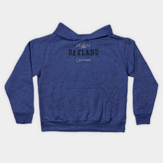 Oakland Coliseum Kids Hoodie by HomePlateCreative